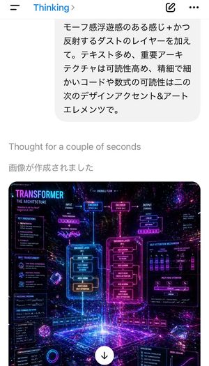 Mobile AI Chat Screenshot with Transformer Poster – GPT Image 2 prompt by マシモGPT🤖@ChatGPT/Claude/Gemini/GrokなどLLMをこねくり回す人