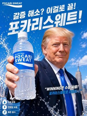 Korean Sports Drink Celebrity Ad Poster – GPT Image 2 prompt by Conservative🇰🇷🇺🇸🇯🇵