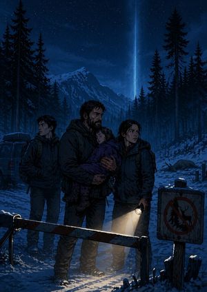 Night Forest Thriller Cover – GPT Image 2 prompt by ≡ Christophe Martinolli ≡