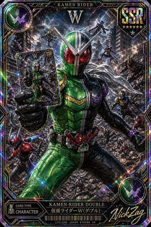 SSR Kamen Rider Double Card – GPT Image 2 prompt by NickZag
