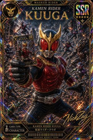 SSR Kamen Rider Kuuga Card – GPT Image 2 prompt by NickZag