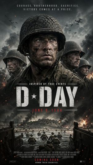 WWII D-Day Cinematic Poster – GPT Image 2 prompt by nazca alwave