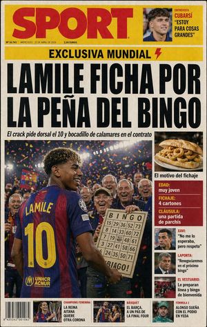 Satirical Spanish Sports Front Page – GPT Image 2 prompt by Germán Huertas