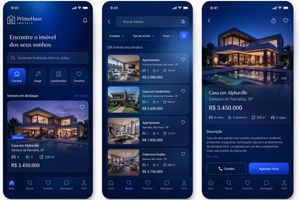 Luxury Real Estate App UI Mockup – GPT Image 2 prompt by Fabin Barbosa