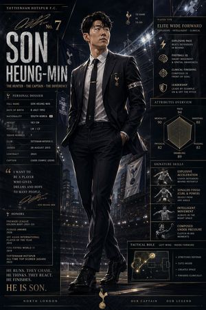 Luxury Football Captain Infographic Poster – GPT Image 2 prompt by NullException