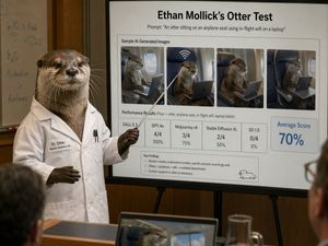 Otter Scientist Presentation Slide – GPT Image 2 prompt by Ethan Mollick