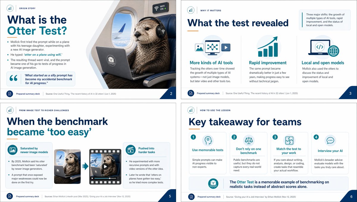 Otter Scientist Presentation Slide example 2