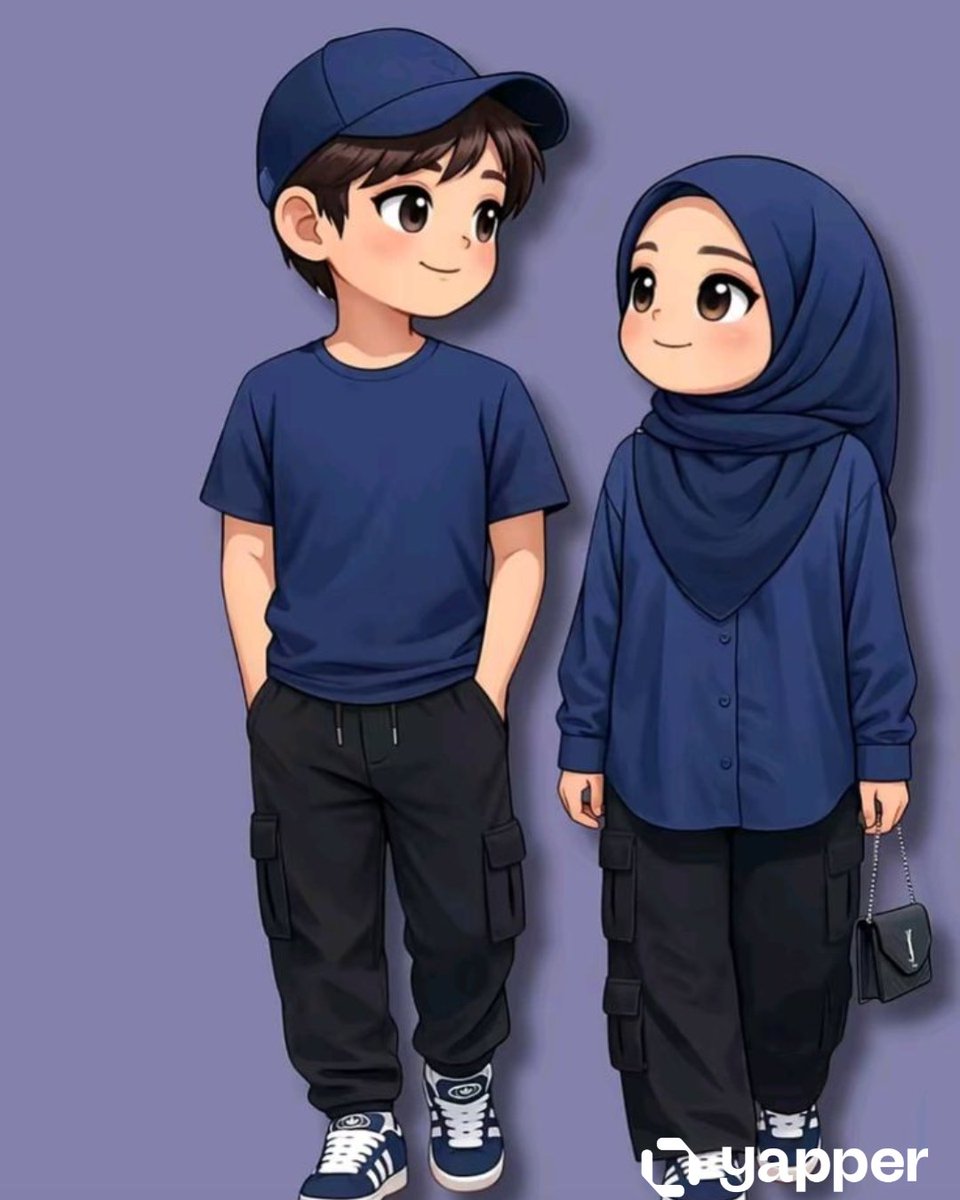 Sample output image for Anime Couple Vector Illustration