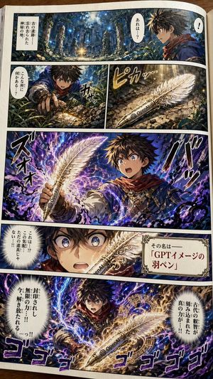 Japanese Shonen Manga Page – GPT Image 2 prompt by 宝玉