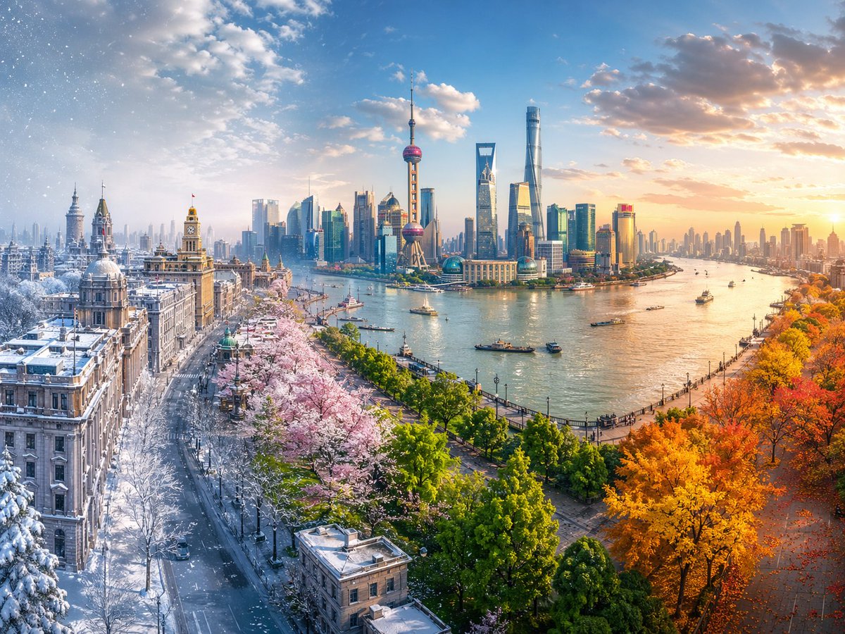 Seasons Transition Panorama