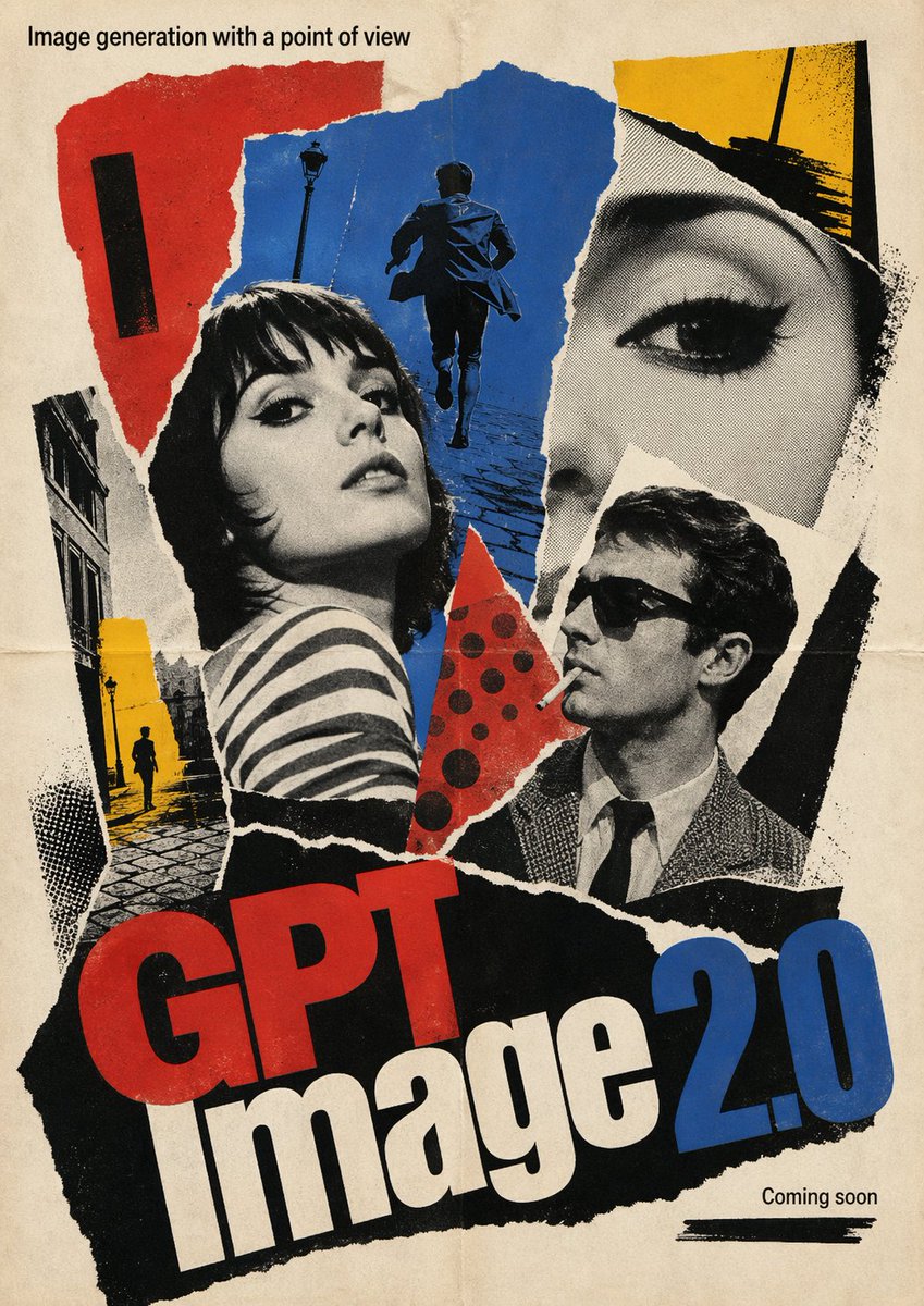 1960s French New Wave Poster