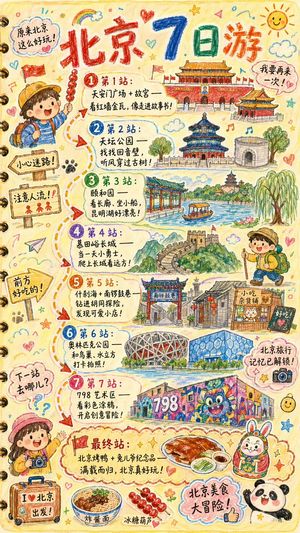Hand-drawn Travel Journal Illustration – GPT Image 2 prompt by 宝玉