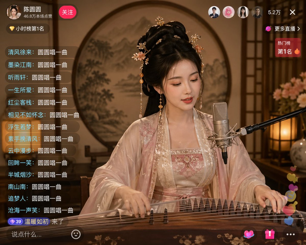 Ancient Beauty Livestream Scene example 2
