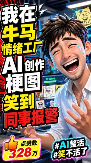 Social Media Meme Cover – GPT Image 2 prompt by 币安小说—— ● ——（IP版）