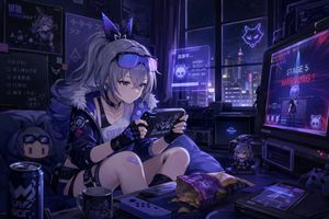 Silver Wolf Gaming Character Art – GPT Image 2 prompt by Bohan Li 李渤瀚