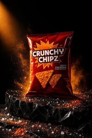 Spicy Snack Bag Product Ad – GPT Image 2 prompt by Nova IA