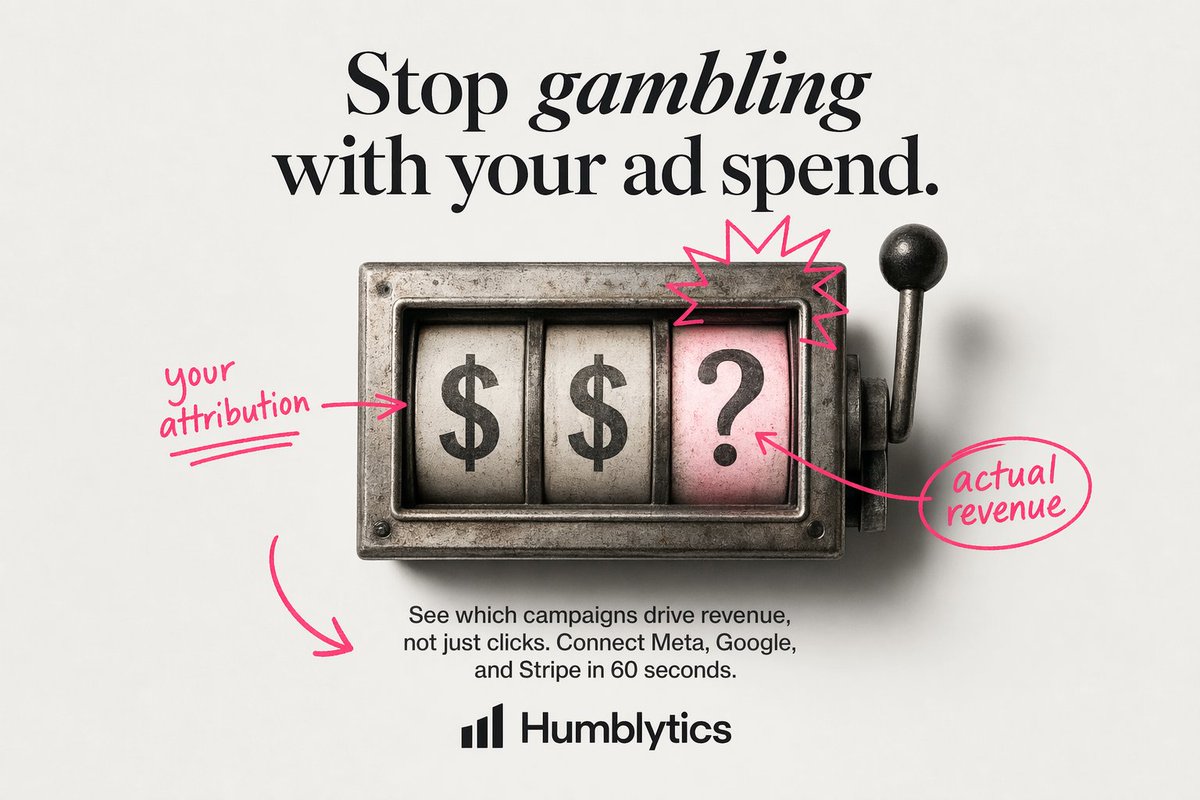Minimal Slot Machine Attribution Ad