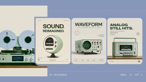 Retro Audio Concept Poster Board – GPT Image 2 prompt by Lloyd Creates