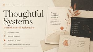 Thoughtful Systems Presentation Cover – GPT Image 2 prompt by Russell