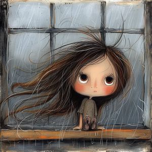 Surreal Woman at a Weathered Window – GPT Image 2 prompt by 无语