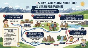 Bilingual 5-Day Family Travel Map – GPT Image 2 prompt by Jacky