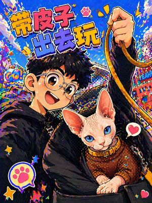 Anime Pop Sphynx Cat Outing Poster – GPT Image 2 prompt by SpikeC137