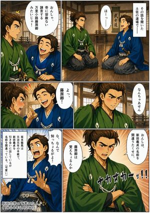Bakumatsu Samurai Dojo Manga Page – GPT Image 2 prompt by ちゅう乃🐭慎太郎ランド住民