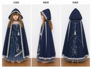 Three-View Hooded Fantasy Dress Sheet – GPT Image 2 prompt by さとりお