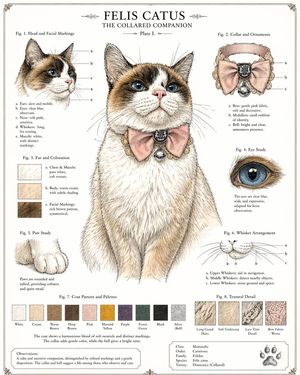 Vintage Cat Natural History Plate – GPT Image 2 prompt by 小串珠美(たま｜AI活用コーチ)