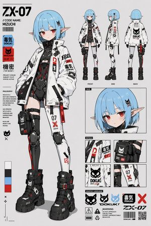 Cyberpunk Anime Character Sheet – GPT Image 2 prompt by Eris Create Lab