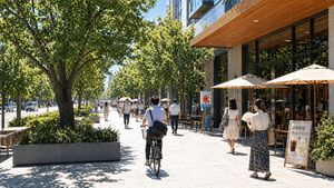 Sunny Japanese Cafe Street Scene – GPT Image 2 prompt by KOBATAKA｜建築設計と生成AI