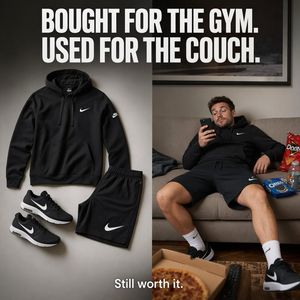 Split-Screen Athleisure Ad – GPT Image 2 prompt by Kaito