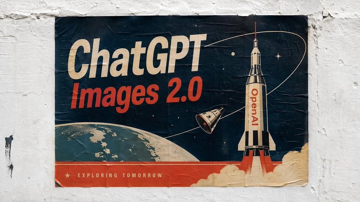 Retro Space-Age ChatGPT Images 2.0 Poster