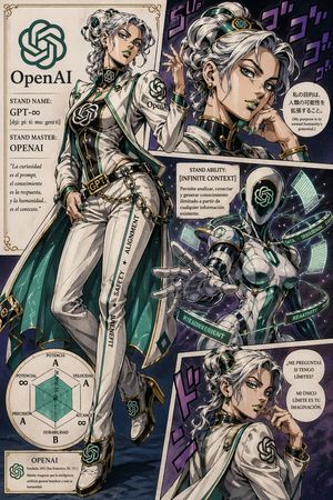 JoJo-Style OpenAI Stand Poster – GPT Image 2 prompt by Gilberto Nava