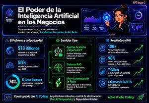 Spanish Neon AI Business Infographic – GPT Image 2 prompt by Adan Avelar Islas