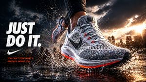 Cinematic Running Shoe Ad Poster – GPT Image 2 prompt by Amira Zairi