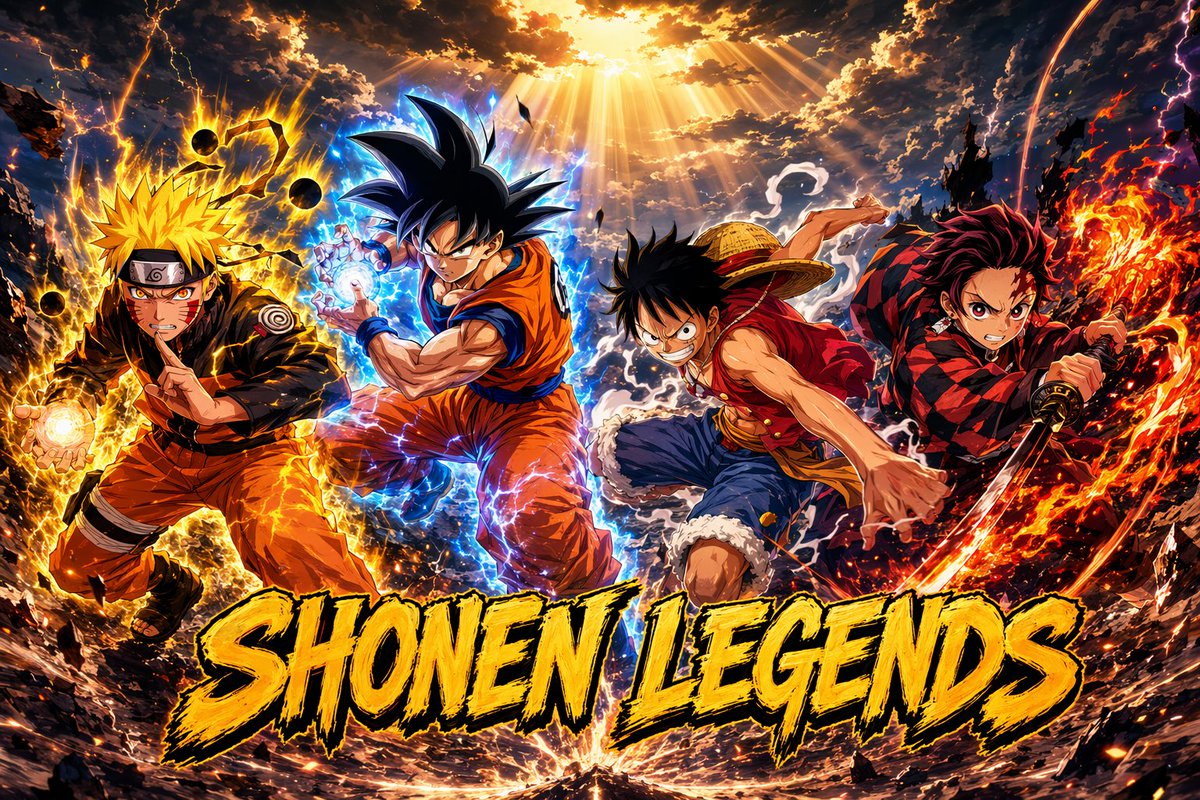Epic Shonen Crossover Poster