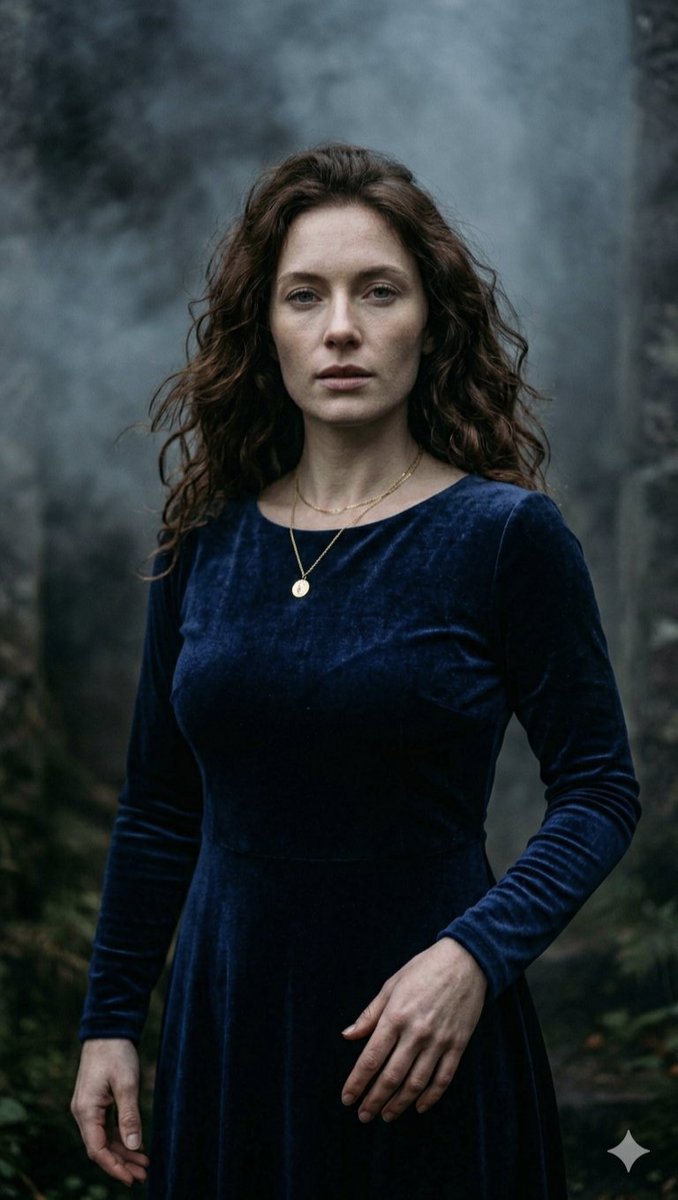 Sample output image for Gothic Forest Ethereal Portrait