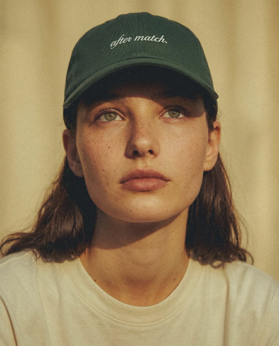 Sample output image for Fashion Editorial Green Cap Portraits