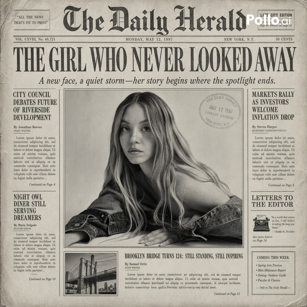 Vintage Newspaper Front Page Generator example 3