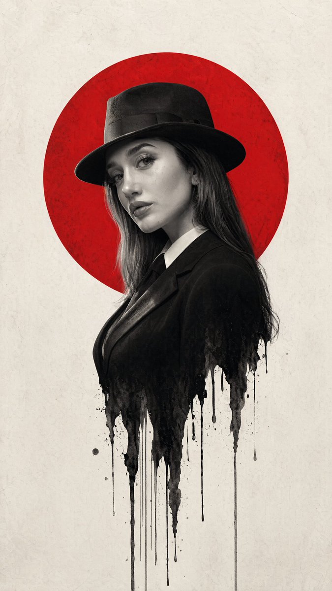 Minimalist Film Noir Poster example 3