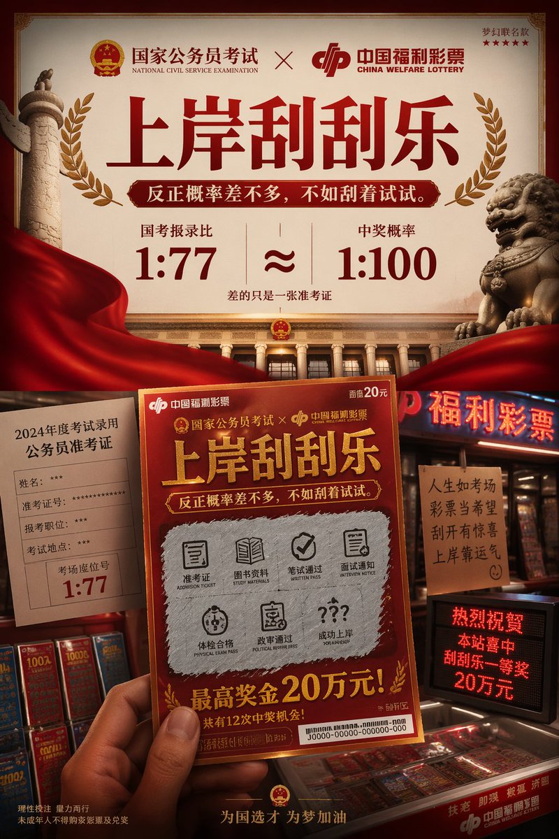 Satirical Brand Collaboration Poster