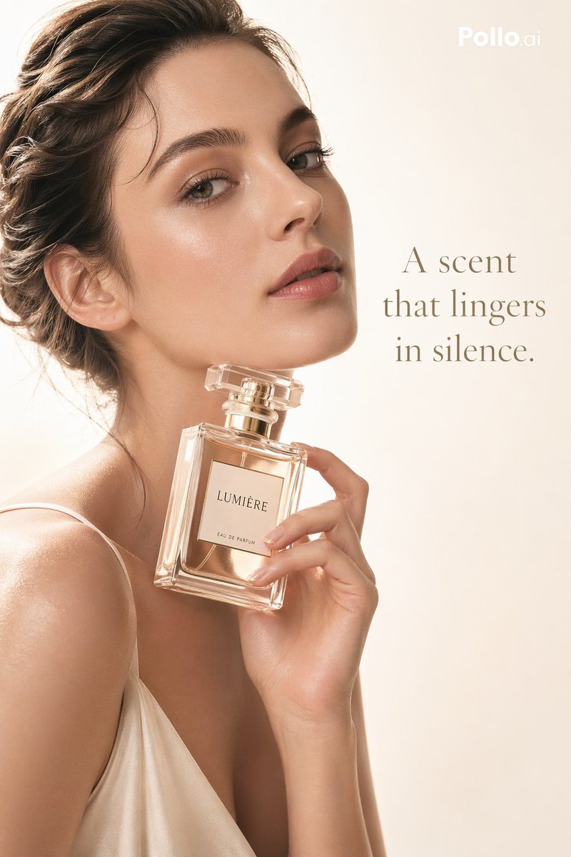 E-commerce Main Image - Luxury Perfume Editorial Ad generated image example