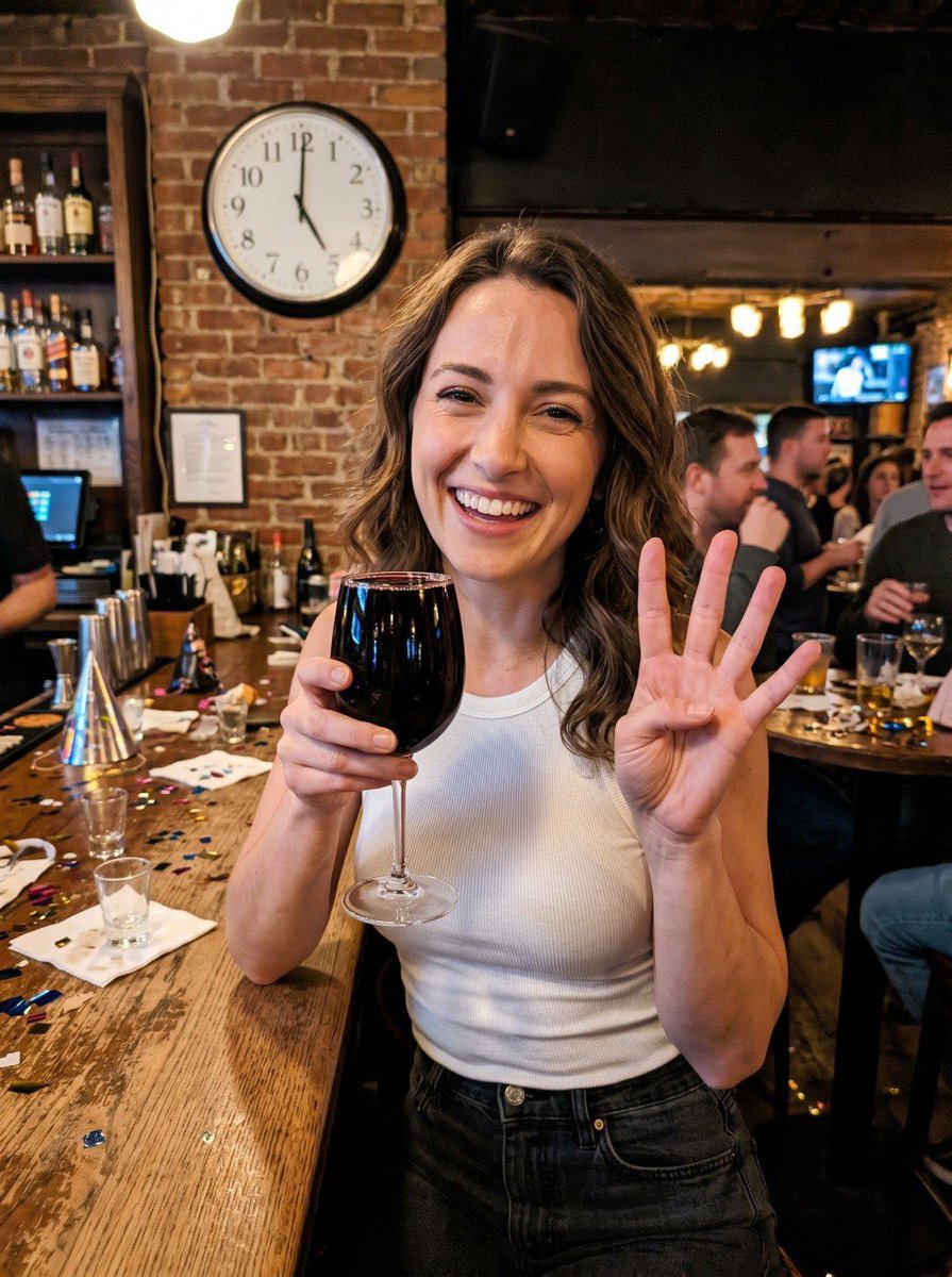 Candid Bar Photo with Four Fingers example 2