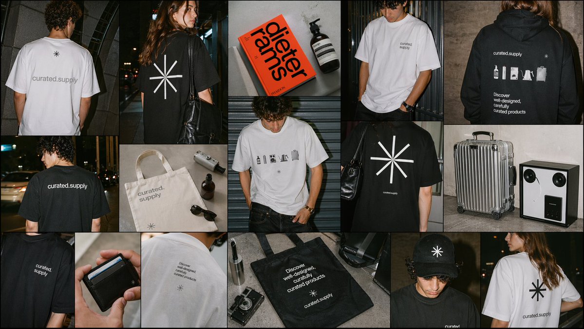 Minimal Streetwear Merch Moodboard