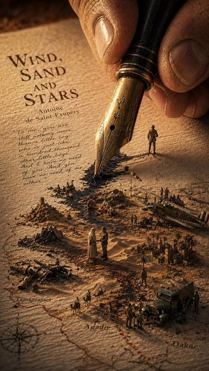 Surreal Wind, Sand and Stars Book World