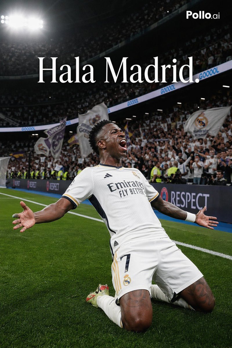 Luxury Football Victory Campaign Poster Qwen Image prompt example: A cinematic vertical sports-fashion advertisement showing a footballer knee-sliding in celebration in a packed...