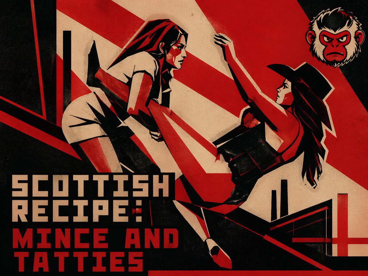 Retro Constructivist Fight Poster