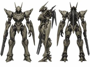 Sci-Fi Mecha Turnaround Sheet