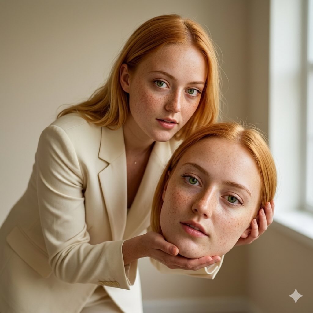 Sample output image for Surreal Conceptual Fashion Portrait